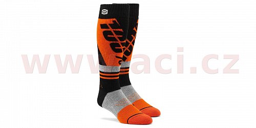 ponožky TORQUE (oranžová/černá)